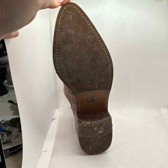 Coach Bowery Chelsea Boot With Cut Out - Tea Rose Size 9 - Picture 6 of 12